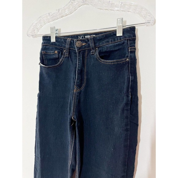 NoBo No Boundaries High Rise Skinny Dark Wash Stretch Denim Jeans Juniors Size 5 - Picture 3 of 6